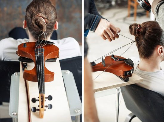 Human Hair Violin Strings Lithuanian Street Musicians Day  Tadas Maksimovas