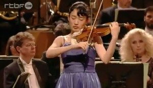 Fumika Mohri Sibelius Violin Concerto Queen Elisabeth Cover