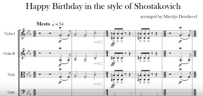 Happy Birthday Shostakovich