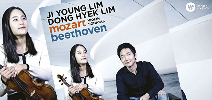 Ji Young Lim Mozart Beehoven Violin Sonata Cover