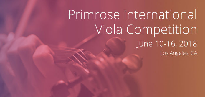 Primrose International Viola Competition Cover