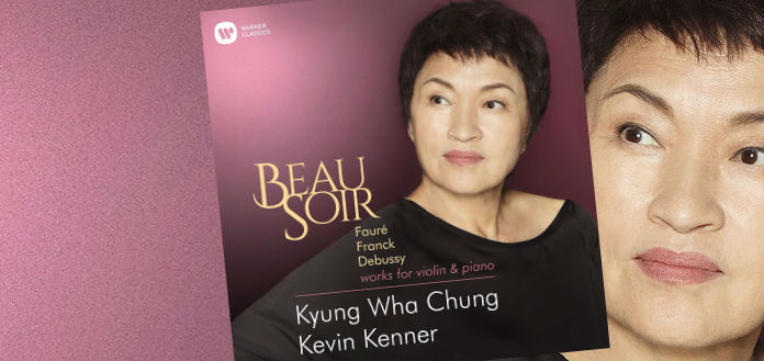 Kyung Wha Chung Beau Soir Warner Classics Cover