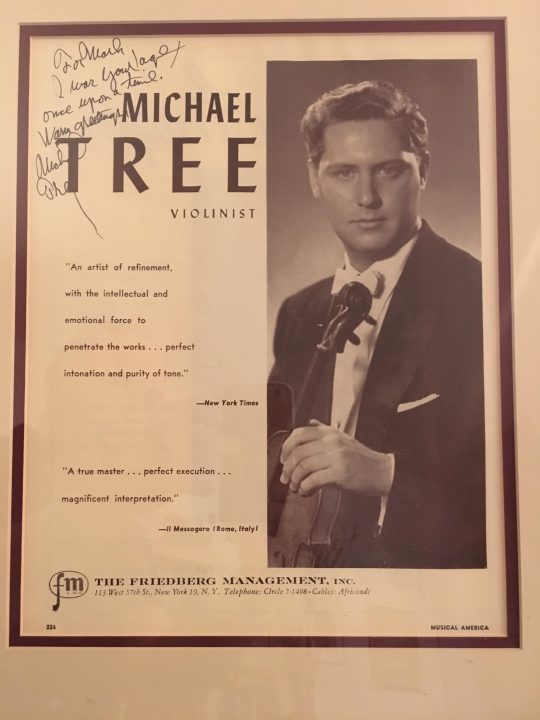 Michael Tree Autograph