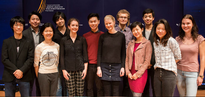 BREAKING | Semi-Finalists Announced at Hannover’s 2018 Joseph Joachim International Violin Competition - image attachment