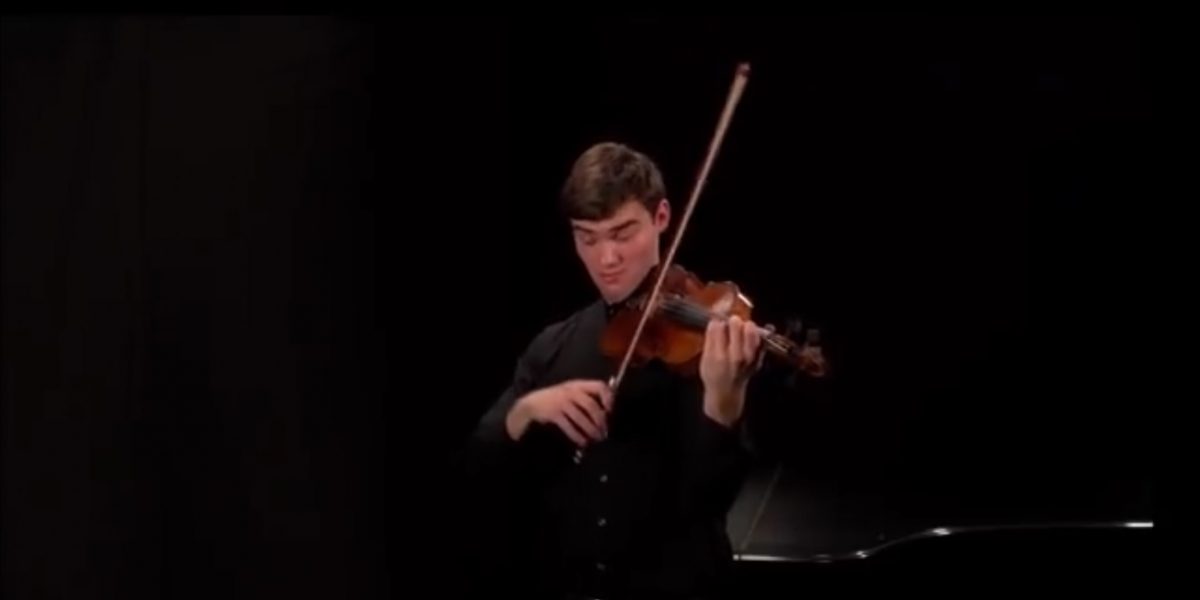 NEW TO YOUTUBE | VC Young Artist Nathan Meltzer - Paganini Caprice No. 2 [2018] - image attachment