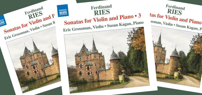 OUT NOW | Violinist Eric Grossman's New CD: 'Ferdinand Ries Violin Sonatas' [LISTEN] - image attachment
