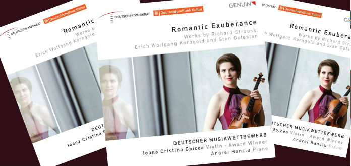 OUT NOW | VC Young Artist Ioana Cristina Goicea's New CD: 'Romantic Exuberance' [LISTEN] - image attachment