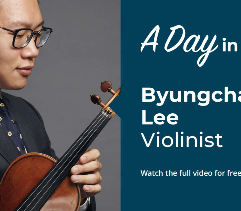 A DAY IN THE LIFE | Violinist Byungchan Lee - image attachment
