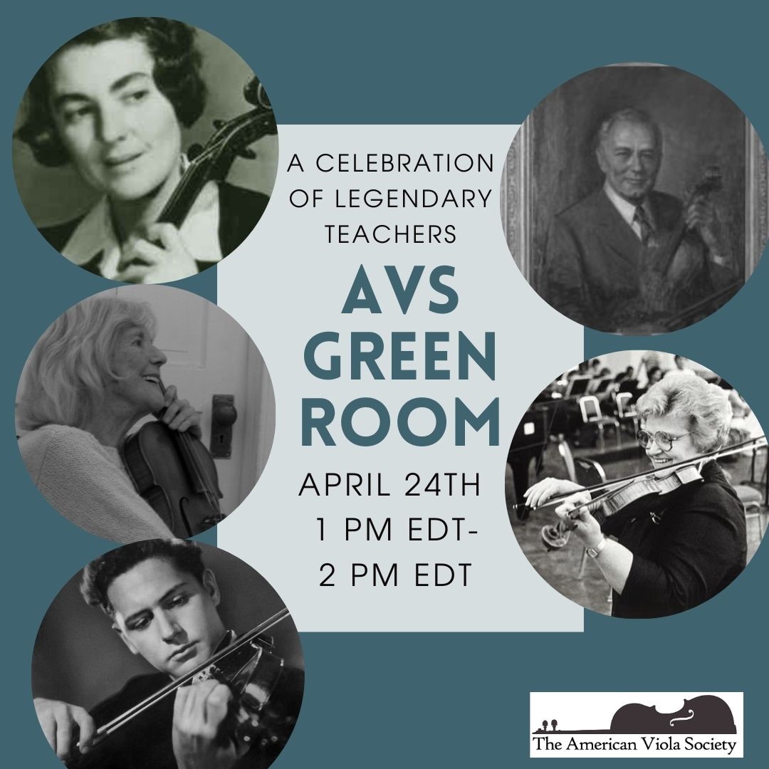 American Viola Society Presents a Celebration of Legendary Viola Teachers - image attachment