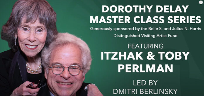VC LIVE | Dorothy DeLay Masterclass Series: Itzhak Perlman & Toby Perlman - image attachment