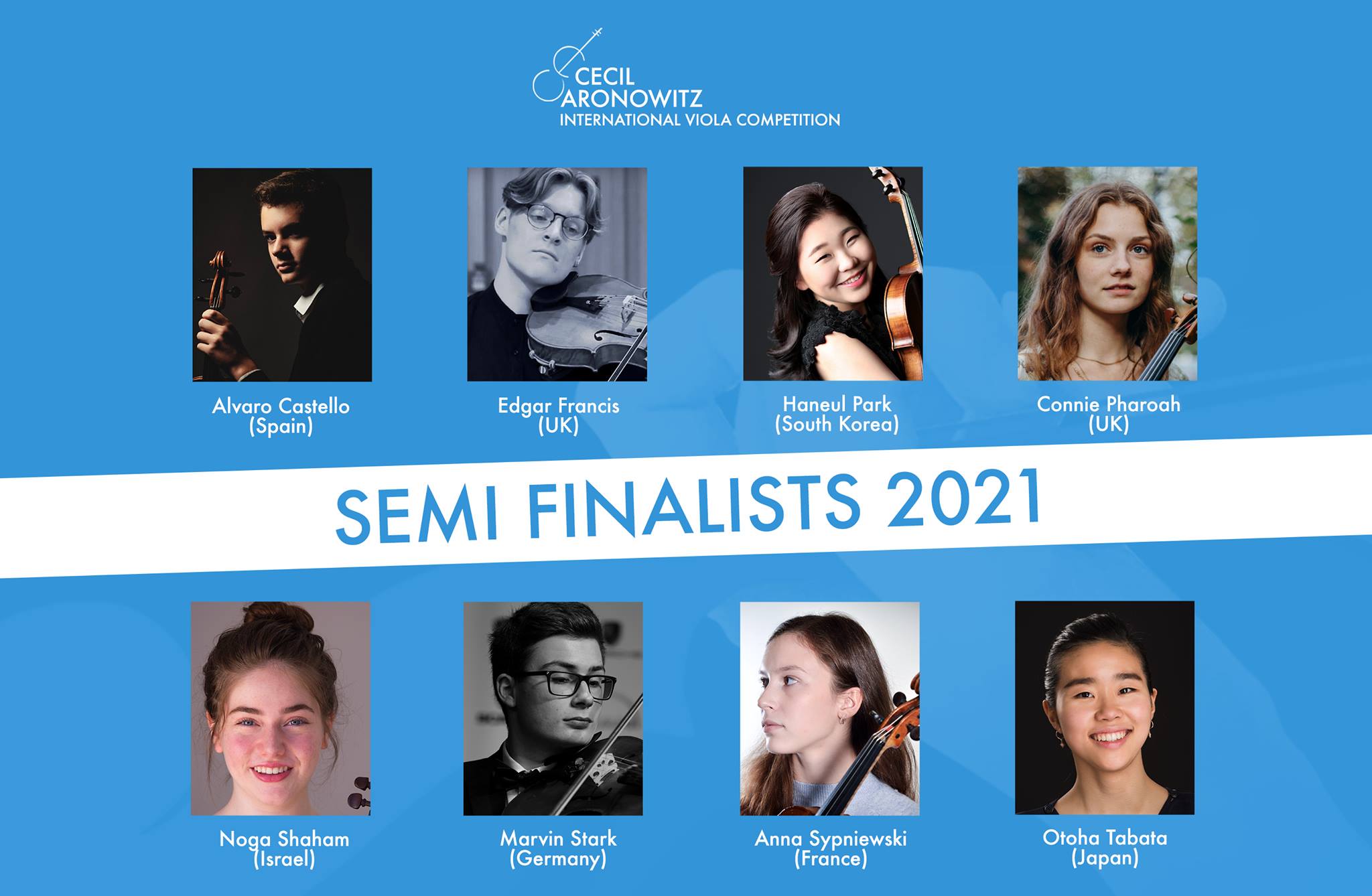Semi-Finalists Announced at England's Aronowitz International Viola Competition - image attachment