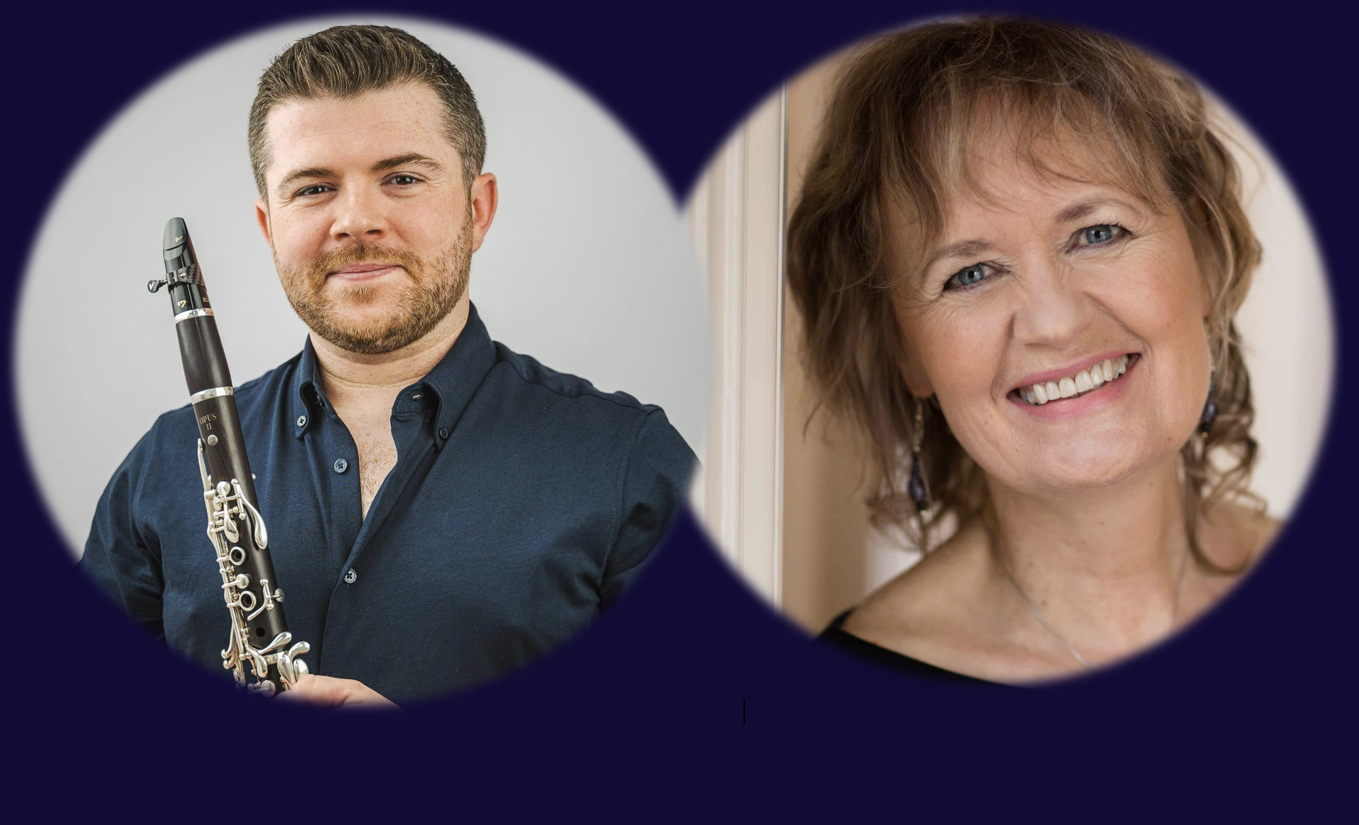 Clarinetist Julian Bliss and composer Sally Beamish