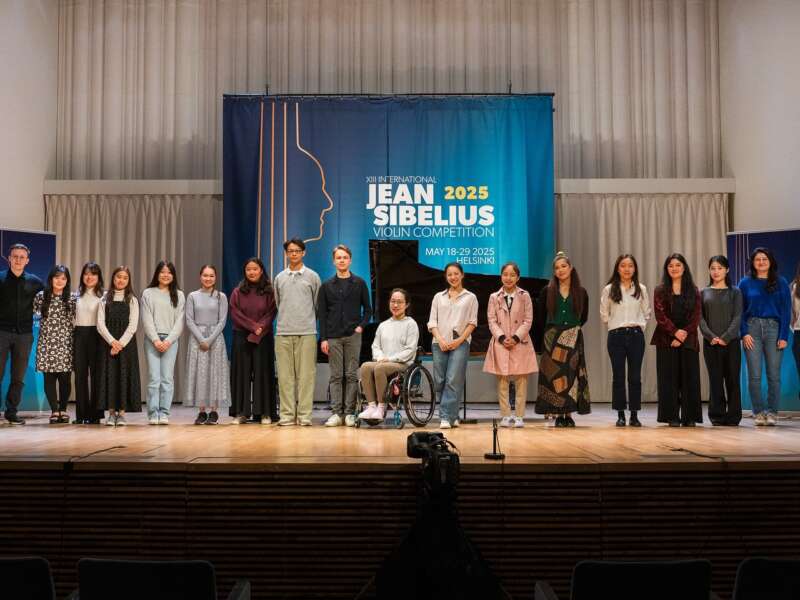 International Jean Sibelius Violin Competition Announces 2025 Second Round Candidates