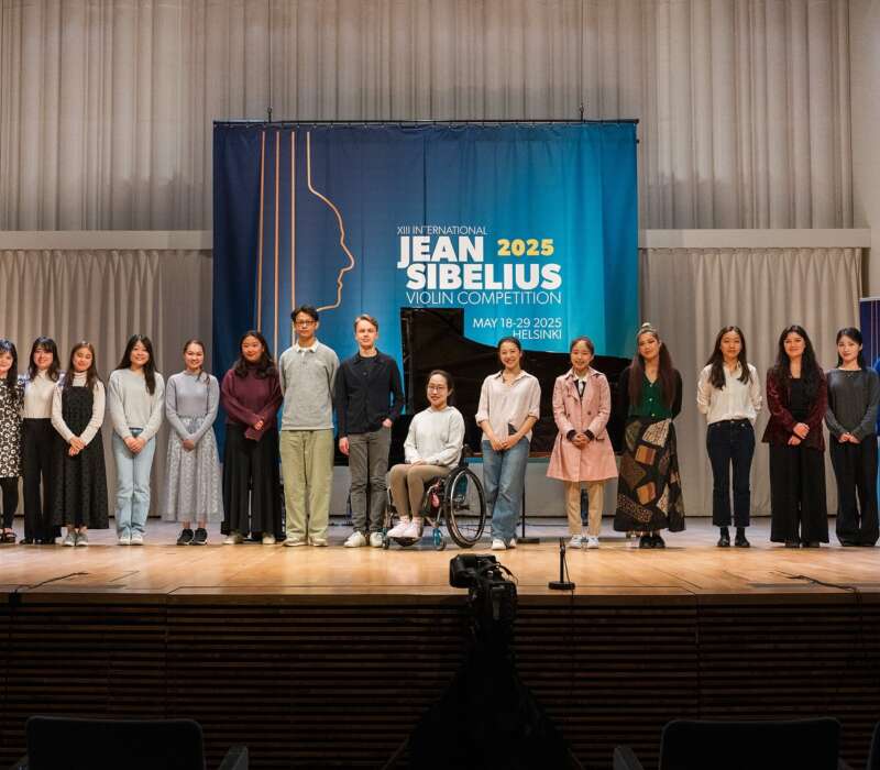 International Jean Sibelius Violin Competition Announces 2025 Second Round Candidates